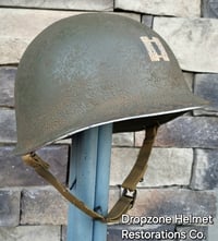 Image 3 of WWII 2nd Ranger Battalion, Captain. M-1 Type Helmet, Fixed bale version. 