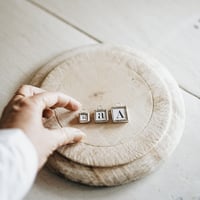 Image 1 of alphabet soldered charms {limited}