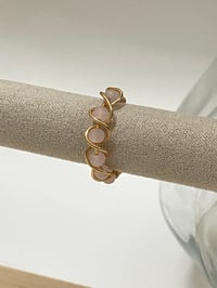 Image 1 of Baby pink braided ring