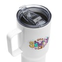 I'm a Sewist Travel mug with a handle