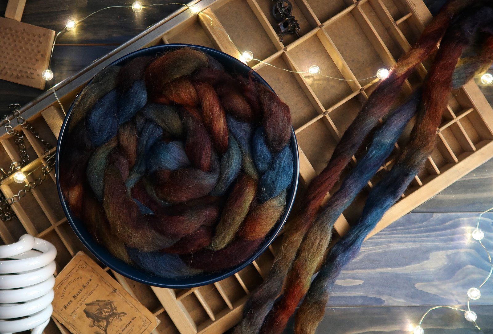 Brick Street Combed Top - Icelandic | Fossil Fibers