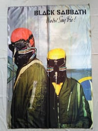 BLACK SABBATH - Never say die Flag (cloth poster Banner tapestry) Heavy metal Ozzy Osbourne