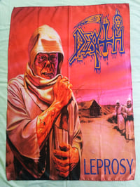 DEATH - Leprosy Flag (cloth poster Banner tapestry) Old school Death metal Chuck Schuldiner