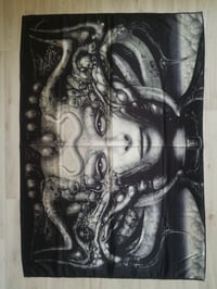 H.R. GIGER - Li I Flag (cloth poster Banner tapestry) Cyberpunk Contemporary art Lovecraft