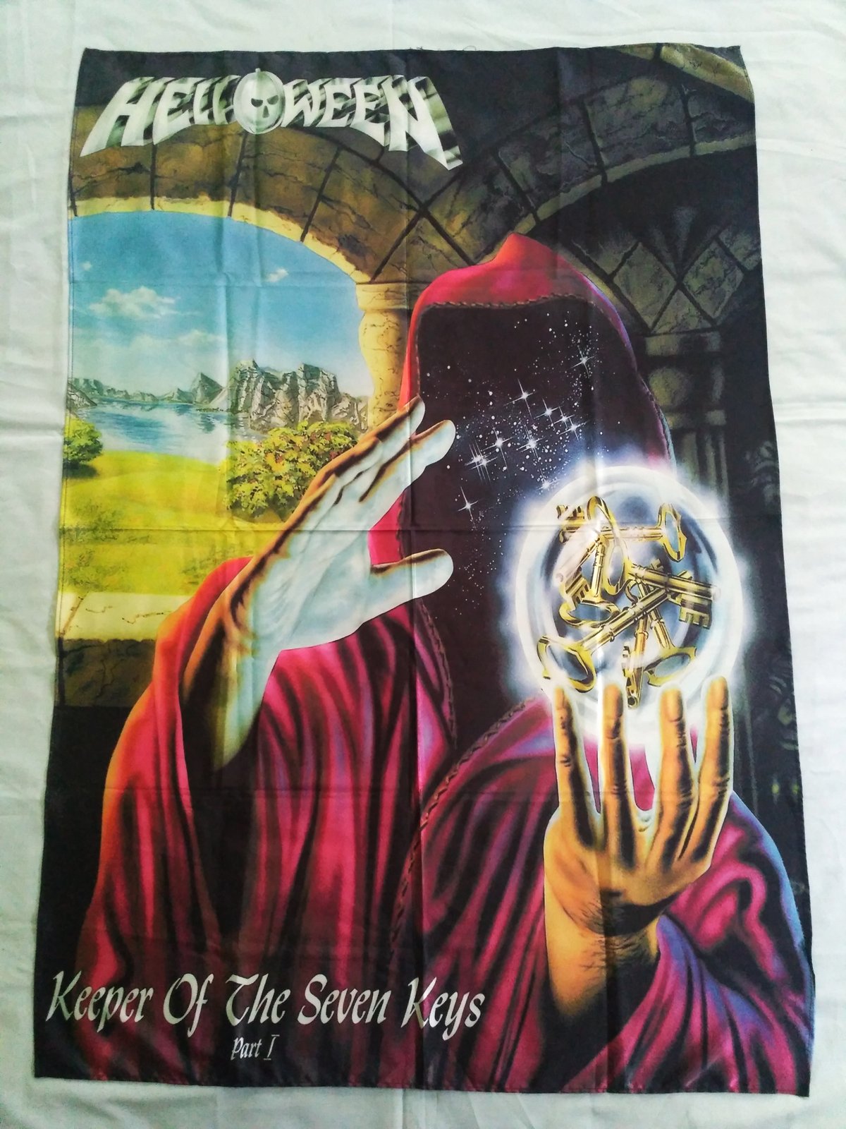 HELLOWEEN - Keeper of the seven keys part 1 Flag (cloth poster