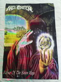 HELLOWEEN - Keeper of the seven keys part 1 Flag (cloth poster Banner tapestry) Heavy metal