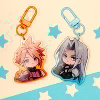 Image 1 of Keychains - Cloud and Sephrioth