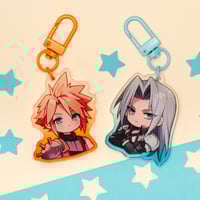 Image 2 of Keychains - Cloud and Sephrioth