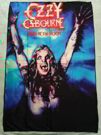 OZZY OSBOURNE - Bark at the moon Flag (cloth poster Banner tapestry) Heavy metal Iron Maiden