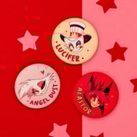 Image 1 of Hazbin Hotel Mini Badge