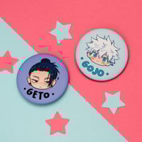 Geto Gojo Mini Badge
