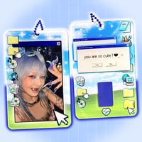 Image 1 of You Are So Cute Windows 95 Acrylic Photocard Holder