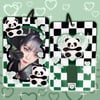 Panda Plush Acrylic Photocard Holder