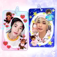 Image 1 of Monchhichi Double Sided Acrylic Photocard Holder