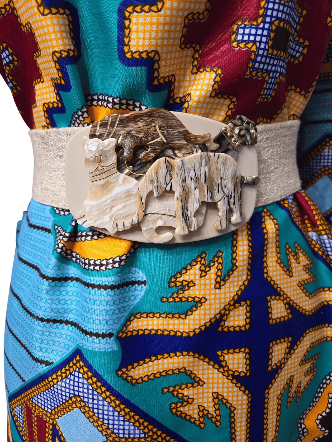 Image of African Print Dress 