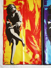 Image 2 of GUNS N ROSES - Use your Illusion I and II Flag (cloth poster Banner tapestry) Heavy metal Slash Axl