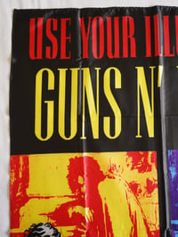 Image 8 of GUNS N ROSES - Use your Illusion I and II Flag (cloth poster Banner tapestry) Heavy metal Slash Axl