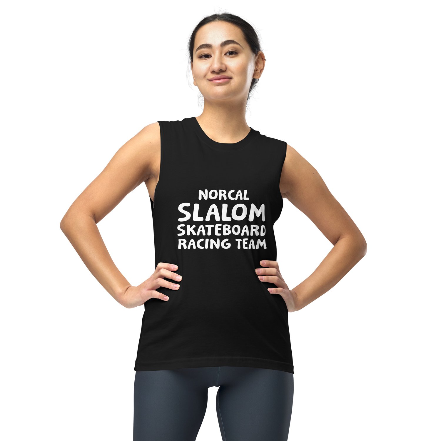 Image of  Leiola Kahaku NorCal Slalom Skateboard Racing Unisex Muscle Tank