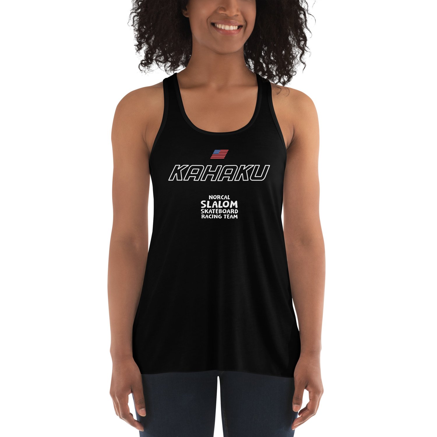 Image of Leiola  Women's Flowy Racerback Tank 