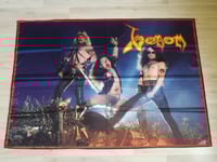 Image 2 of VENOM - Band photo Flag (cloth poster Banner tapestry) Black metal NWOBHM Cronos Mantas Abaddon