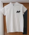 White Tee - Small Oye Logo