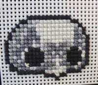 Cross Stitch Ancients Mask Magnet | Final Fantasy XIV