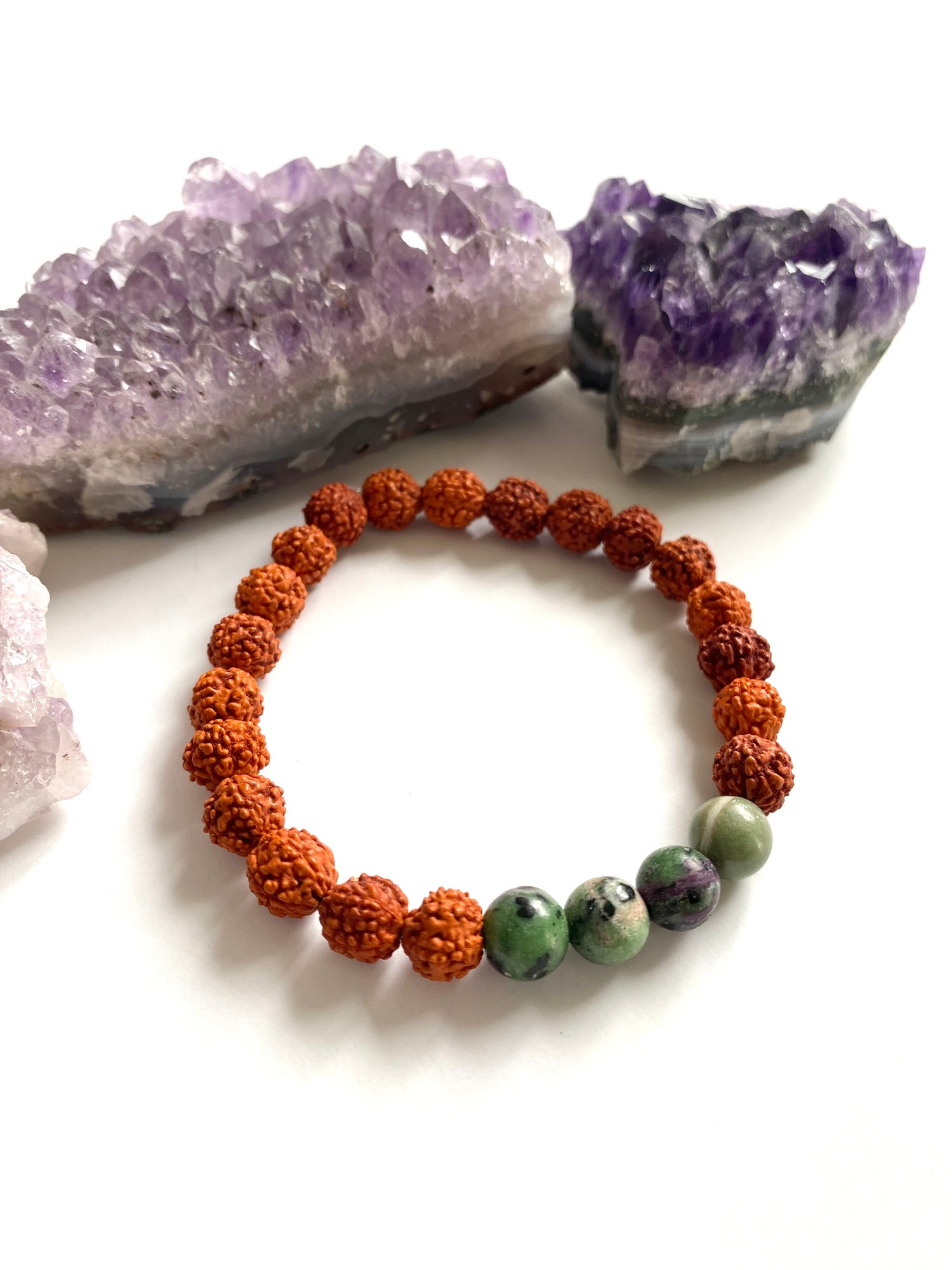 Image of Ruby In Zoisite Wrist Mala