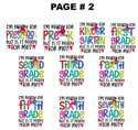 Personalized Stickers 6.75 in x 9.25 in