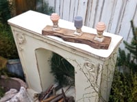 Image 2 of Wooden fireplace  creme vintage