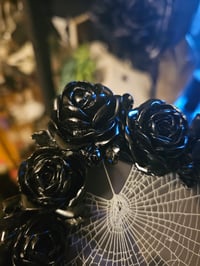 Image 4 of Black rose preserved web frame 
