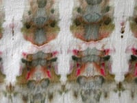 Image 4 of Ice Dyed Flour Sack Towel - Winter Wren - Free Shipping