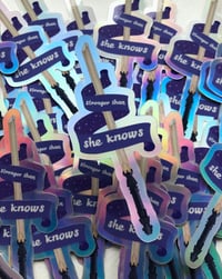 Image 2 of Holographic Lightsaber Stickers | Kylo Ren, Rey