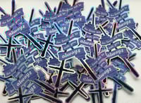 Image 3 of Holographic Lightsaber Stickers | Kylo Ren, Rey