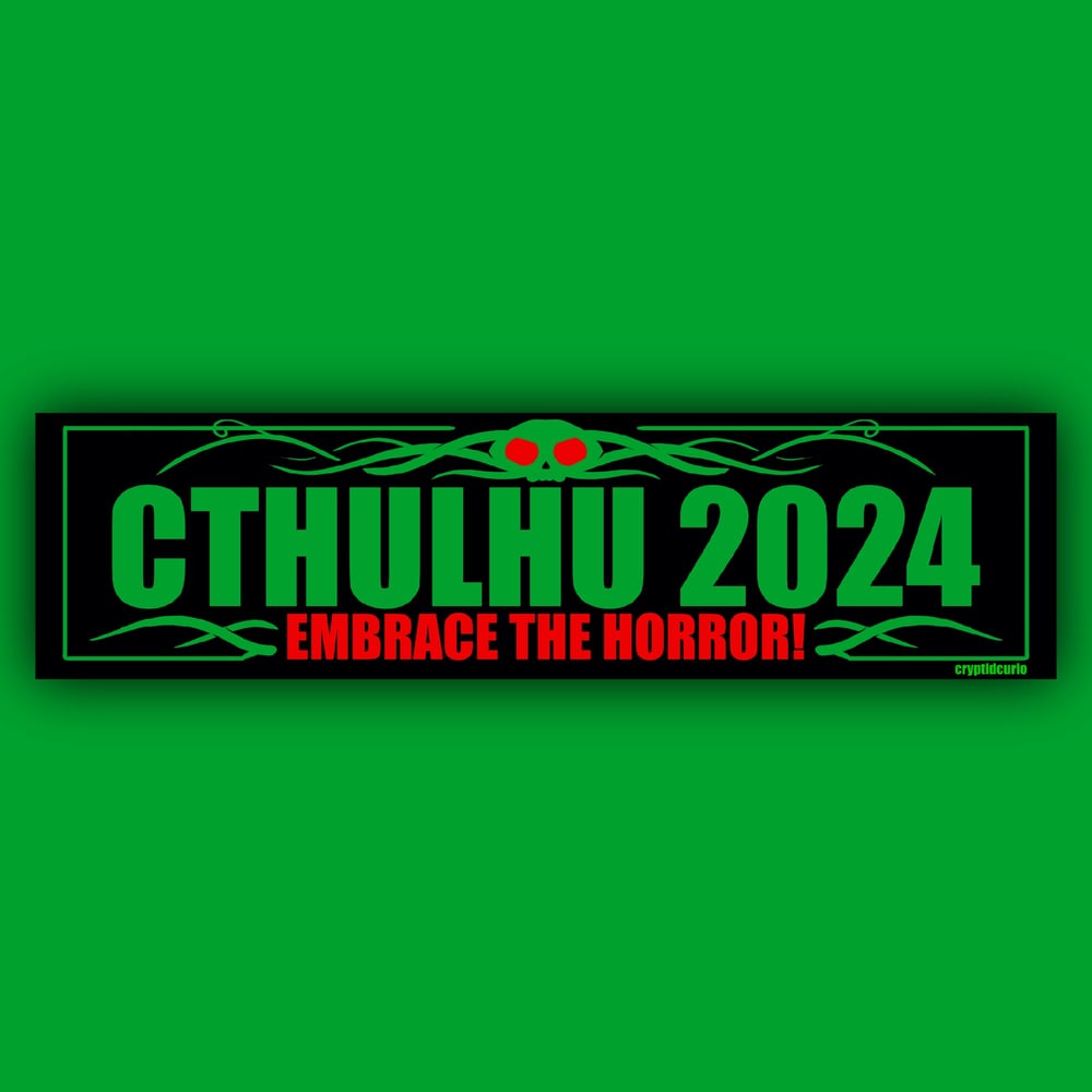 Cthulhu 2024 Embrace The Horror Bumper Magnet