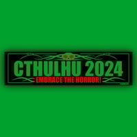 Image 1 of Cthulhu 2024 Embrace The Horror Bumper Magnet