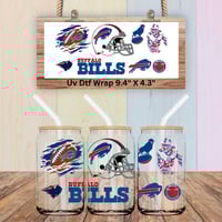 Buffalo Bills Football Uv Dtf Wrap     FB48
