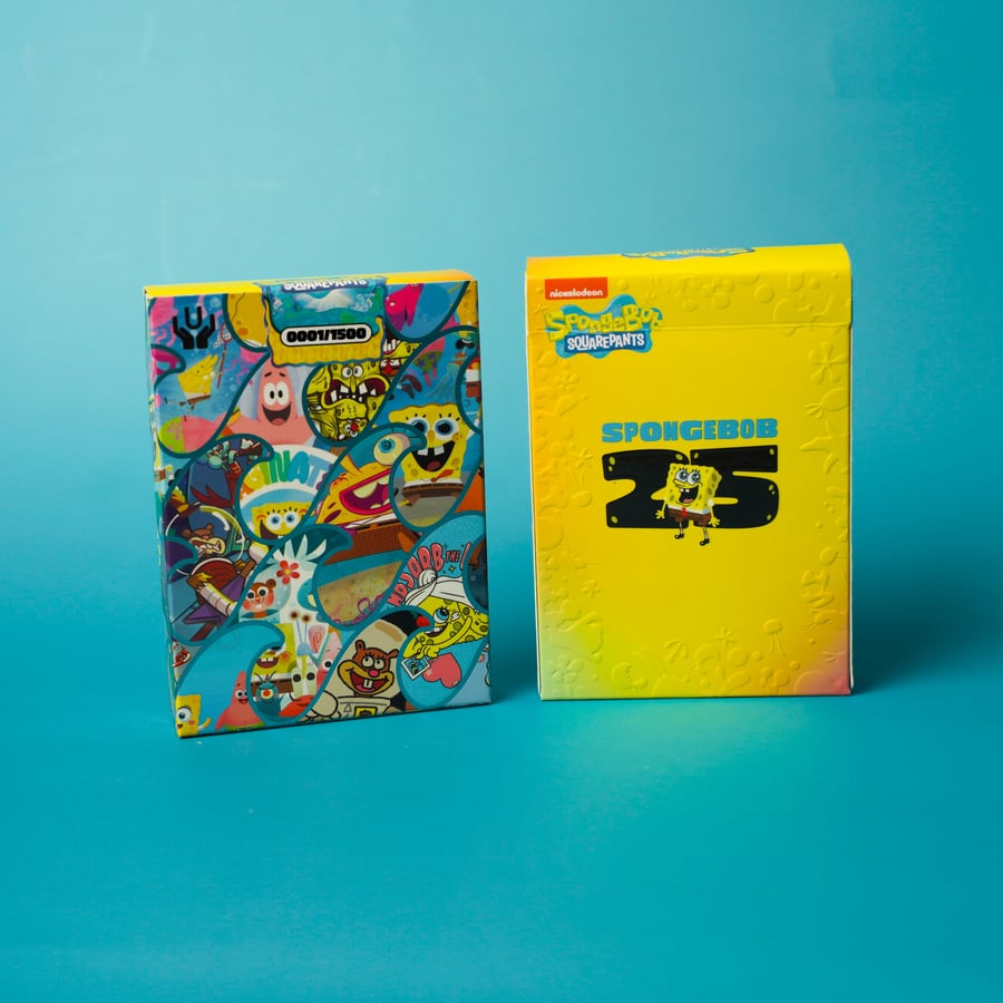 Image of SPONGEBOB ANNIVERSARY PLAYING CARDS