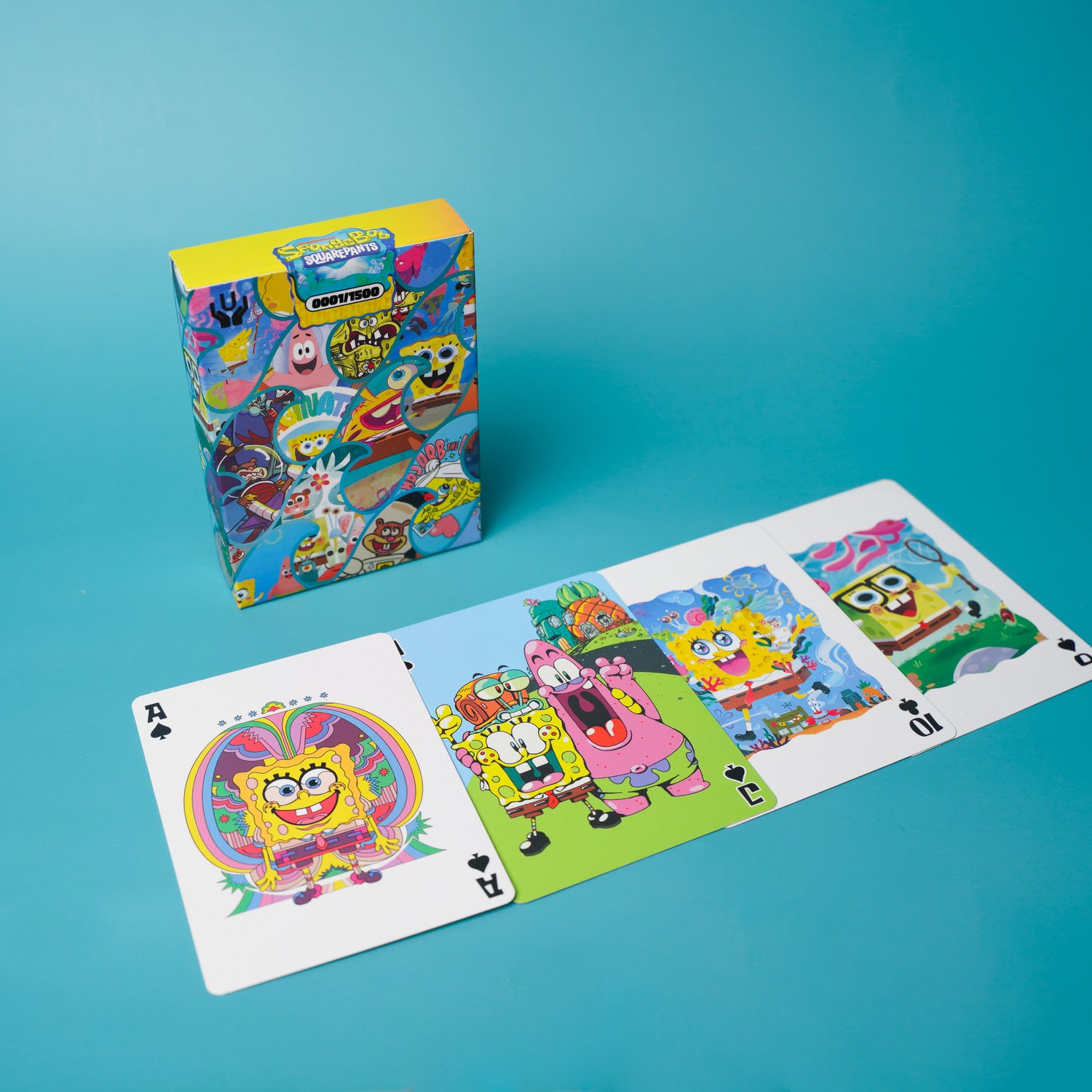 Image of SPONGEBOB ANNIVERSARY PLAYING CARDS