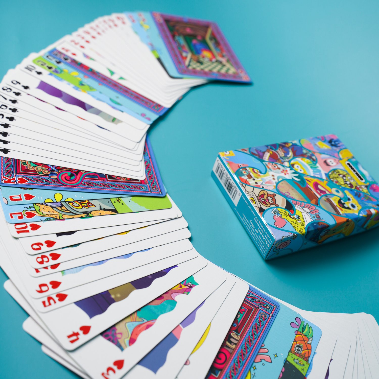 Image of SPONGEBOB ANNIVERSARY PLAYING CARDS