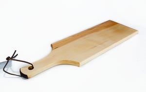 Image of Hardwood Maple Cutting Charcuterie Board, Solid Maple Wood Cheese or Bread Board