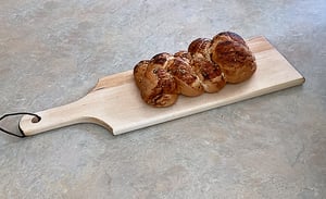 Image of Hardwood Maple Cutting Charcuterie Board, Solid Maple Wood Cheese or Bread Board