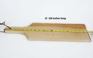 Image of Hardwood Maple Cutting Charcuterie Board, Solid Maple Wood Cheese or Bread Board