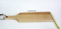 Image 11 of Hardwood Maple Cutting Charcuterie Board, Solid Maple Wood Cheese or Bread Board