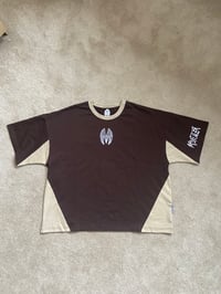 Brown and White Minutia Tee