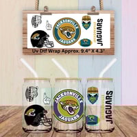 Double Sided Uv Dtf Wrap Jacksonville Football FB55 Jaguars