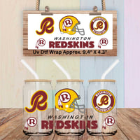 Double Sided Uv Dtf Wrap Washington Football FB58 Redskins