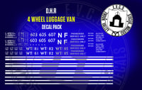 Image 2 of Darjeeling Steel Wagon / Van Decal Packs