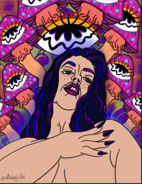 Shroomie Visions Print