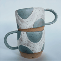Polka Dot Mug - Green