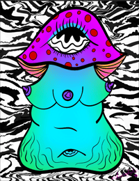 Triple Tiddy Shroomie Print